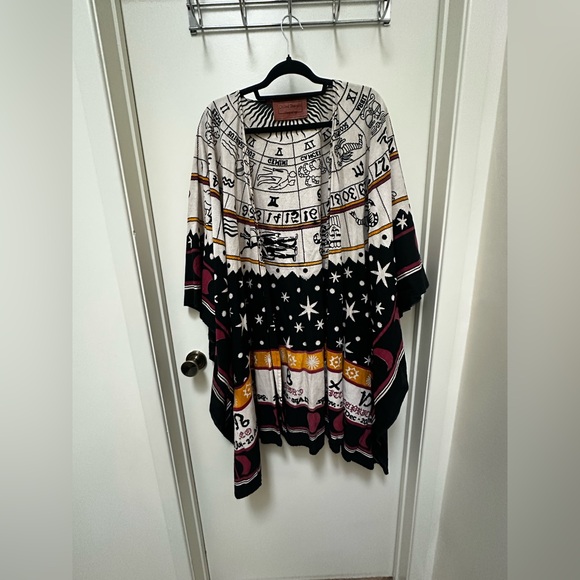 One-of-a-Kind Celestial Astrology Kimono Handmade Upcycled One size - Picture 12 of 12